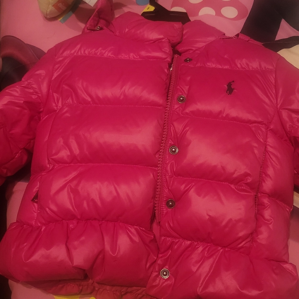 Ralph Lauren Vibrant Pink Quilted Jacket